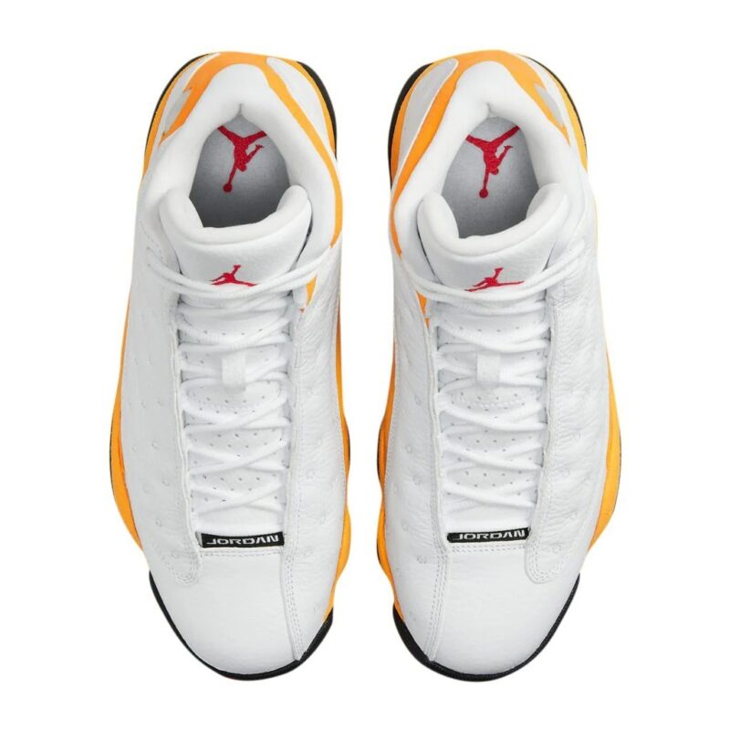 Mens Jordan 13 Retro Del Sol White/University Red-Del Sol (414571 167)