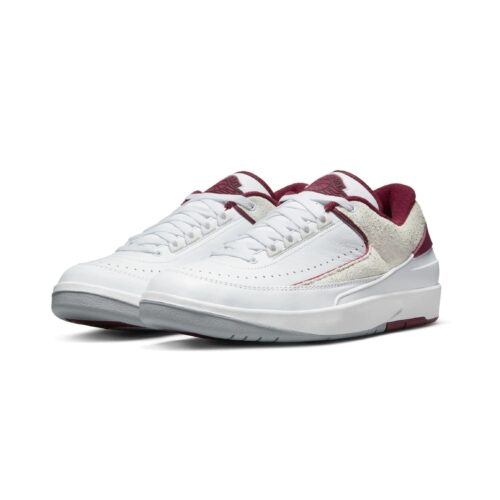 Mens Jordan 2 Retro Low Cherrywood White/Cherrywood Red (Dv9956 103)