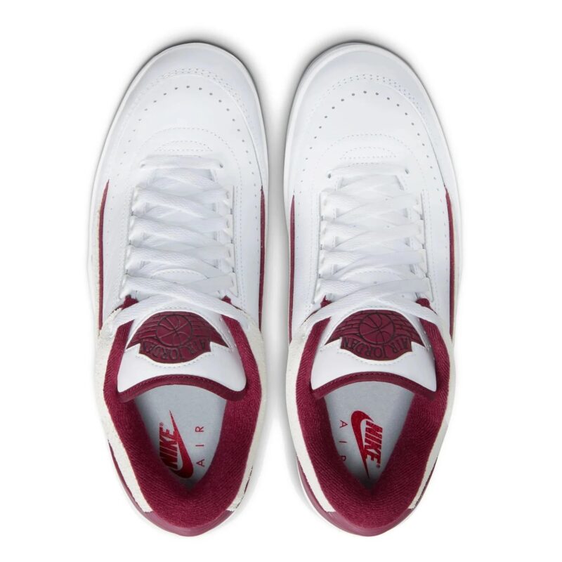 Mens Jordan 2 Retro Low Cherrywood White/Cherrywood Red (Dv9956 103)