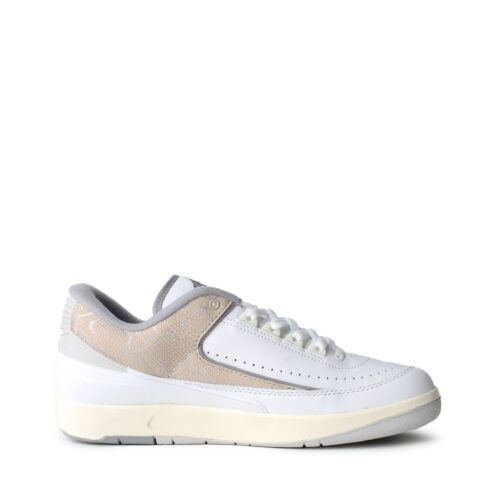 Mens Jordan 2 Retro Low Python White/Cement Grey-Sanddrift (Dv9956 100)