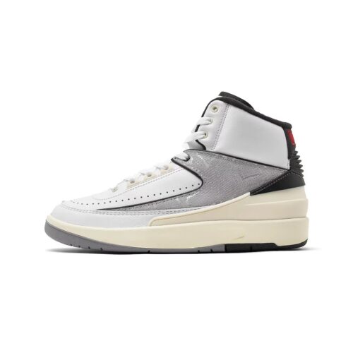 Mens Jordan 2 Retro Python White/Fire Red-Black-Sail (Dr8884 102)