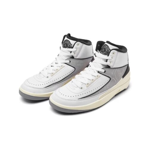 Mens Jordan 2 Retro Python White/Fire Red-Black-Sail (Dr8884 102)