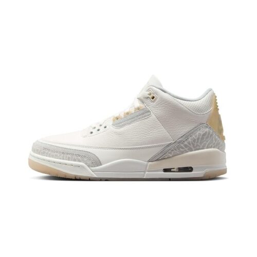 Mens Jordan 3 Retro Craft Ivory/Grey Mist-Cream (Fj9479 100)