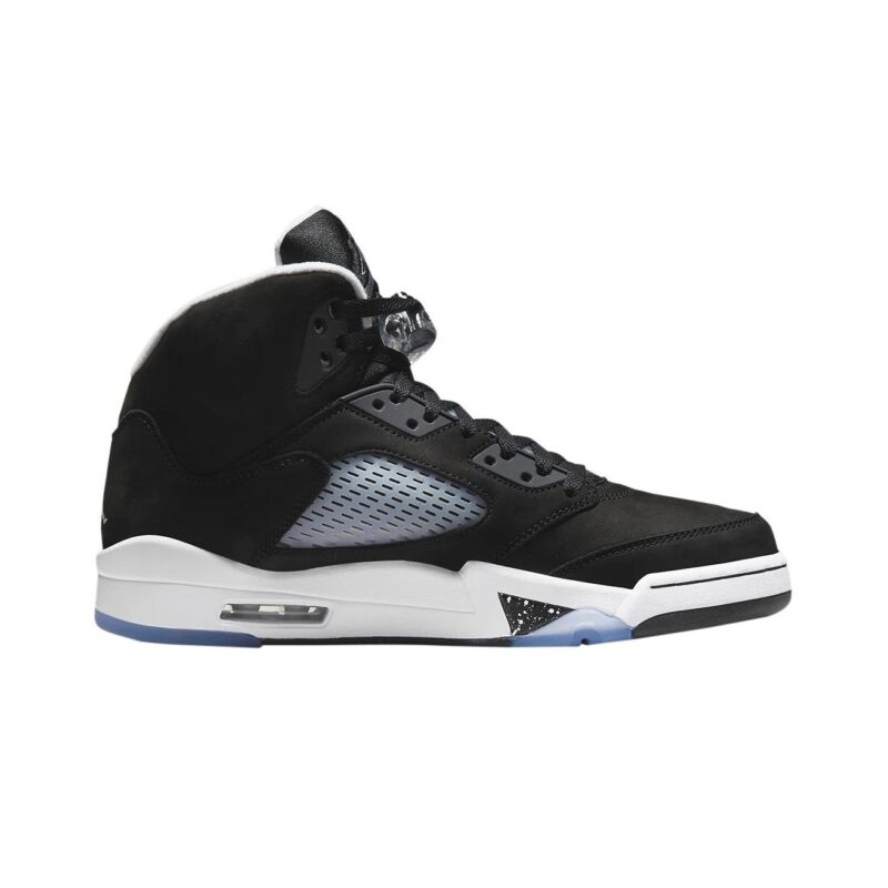 Mens Jordan 5 Retro Moonlight Black/Cool Grey-White (Ct4838 011)