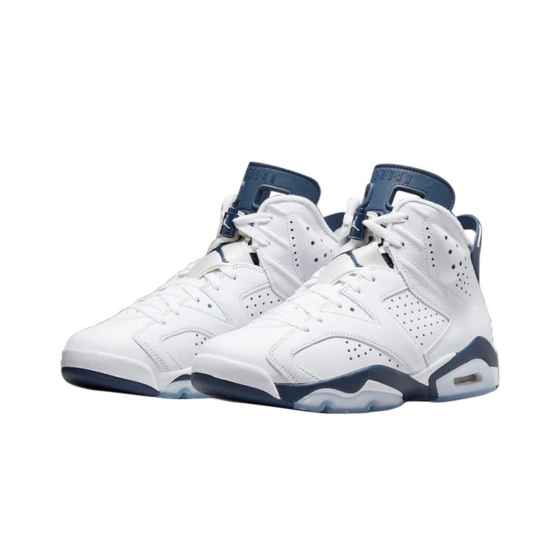 Mens Jordan 6 Retro Midnight Navy White/Midnight Navy (Ct8529 141)