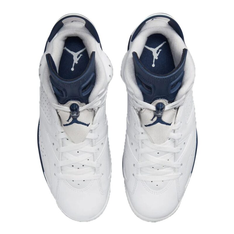 Mens Jordan 6 Retro Midnight Navy White/Midnight Navy (Ct8529 141)