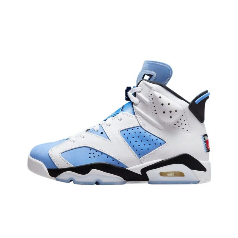 Mens Jordan 6 Retro Unc University Blue/White-Black (Ct8529 410)