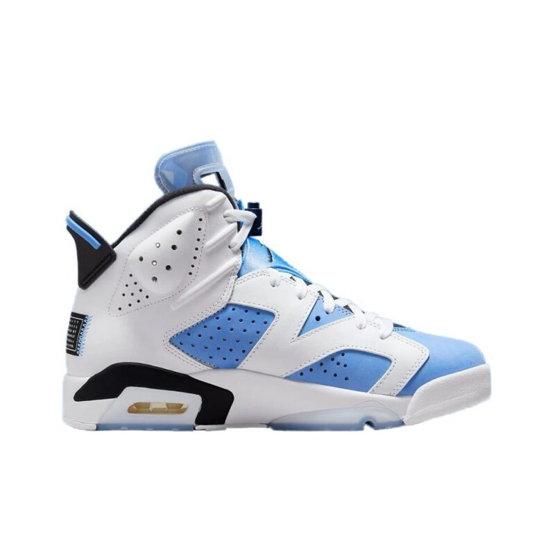 Mens Jordan 6 Retro Unc University Blue/White-Black (Ct8529 410)