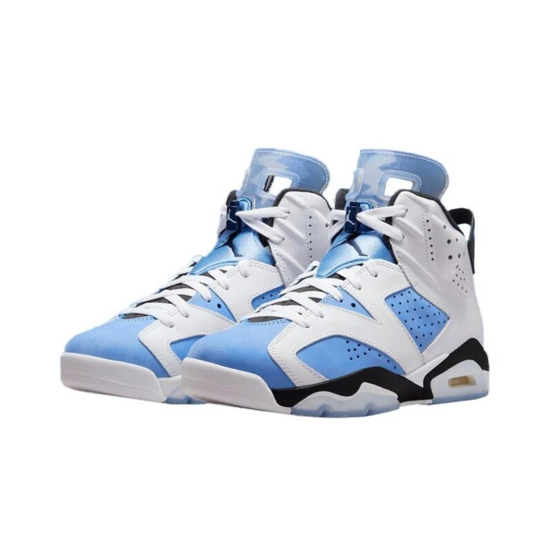 Mens Jordan 6 Retro Unc University Blue/White-Black (Ct8529 410)