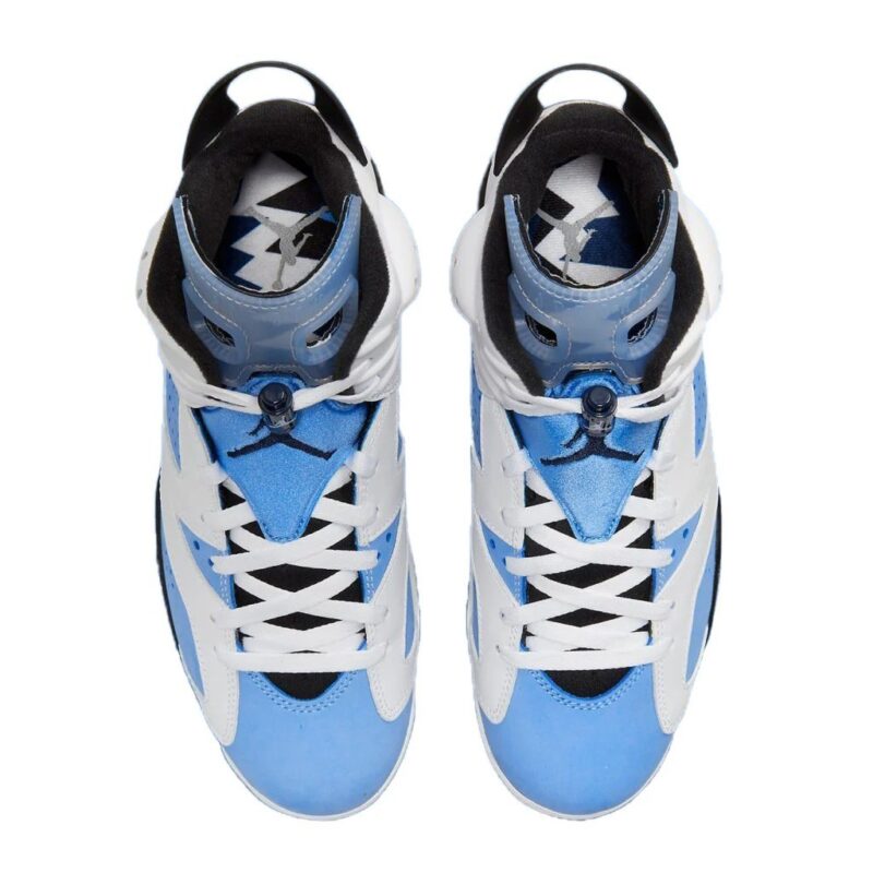 Mens Jordan 6 Retro Unc University Blue/White-Black (Ct8529 410)