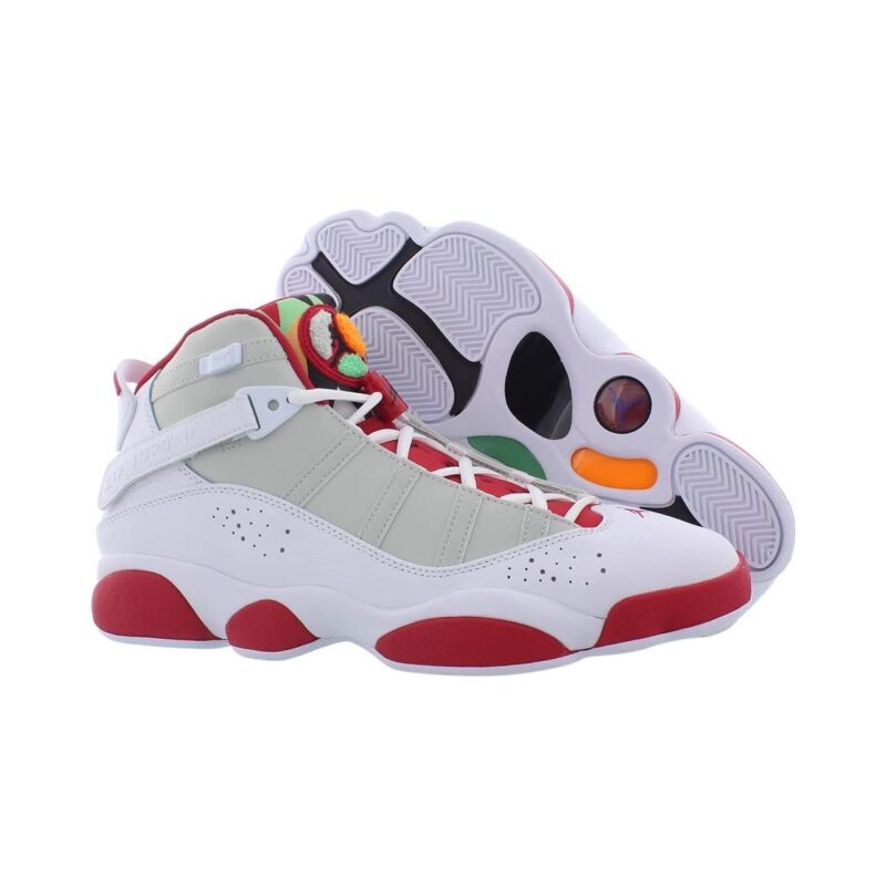 Mens Jordan 6 Rings Hare White/Black-Light Silver (Dd5077 105)