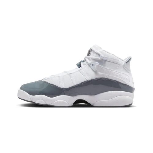 Mens Jordan 6 Rings White/Cool Grey-White (322992 121)