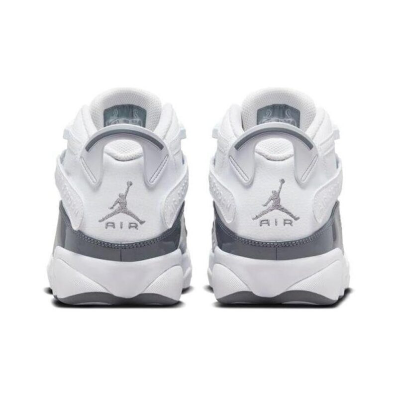 Mens Jordan 6 Rings White/Cool Grey-White (322992 121)