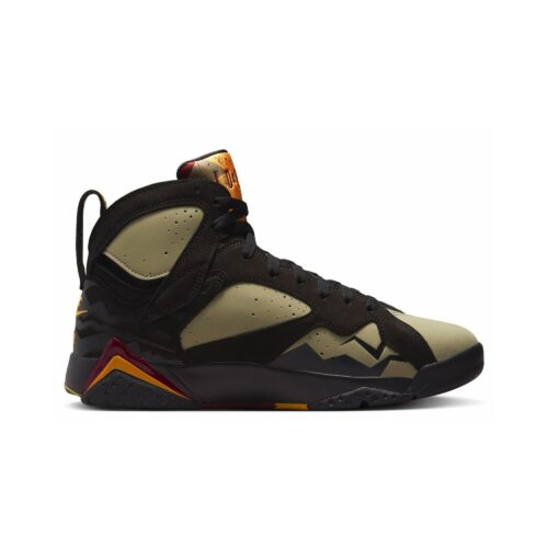 Mens Jordan 7 Retro Se Black Olive Black/Cherrywood Red (Dn9782 001)