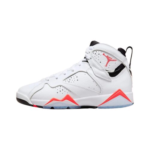 Mens Jordan 7 Retro White Infrared White/Crimson-Black (Cu9307 160)