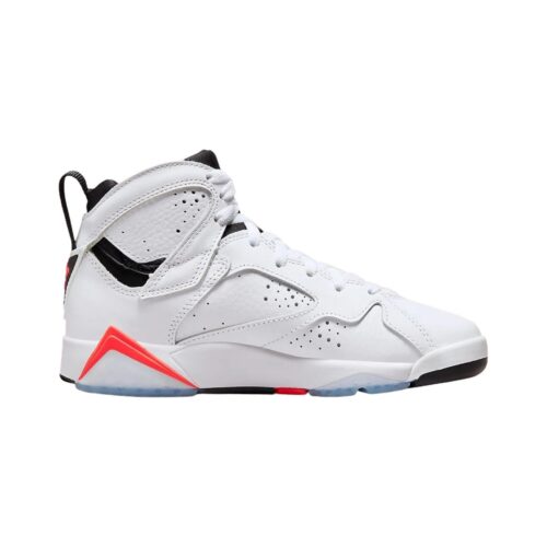 Mens Jordan 7 Retro White Infrared White/Crimson-Black (Cu9307 160)