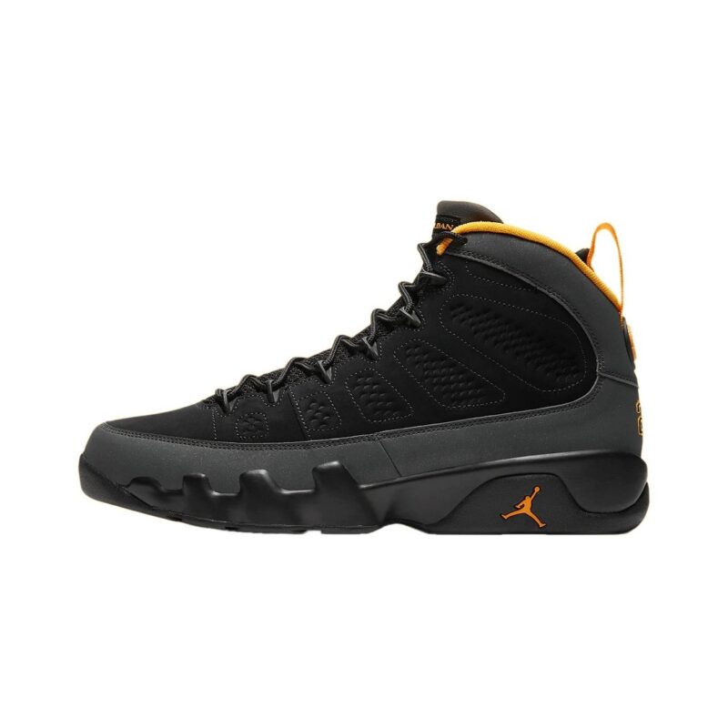 Mens Jordan 9 Retro Dark Charcoal Black/University Gold (Ct8019 070)