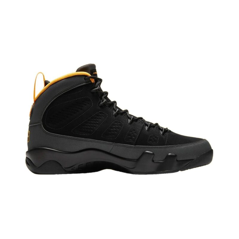 Mens Jordan 9 Retro Dark Charcoal Black/University Gold (Ct8019 070)