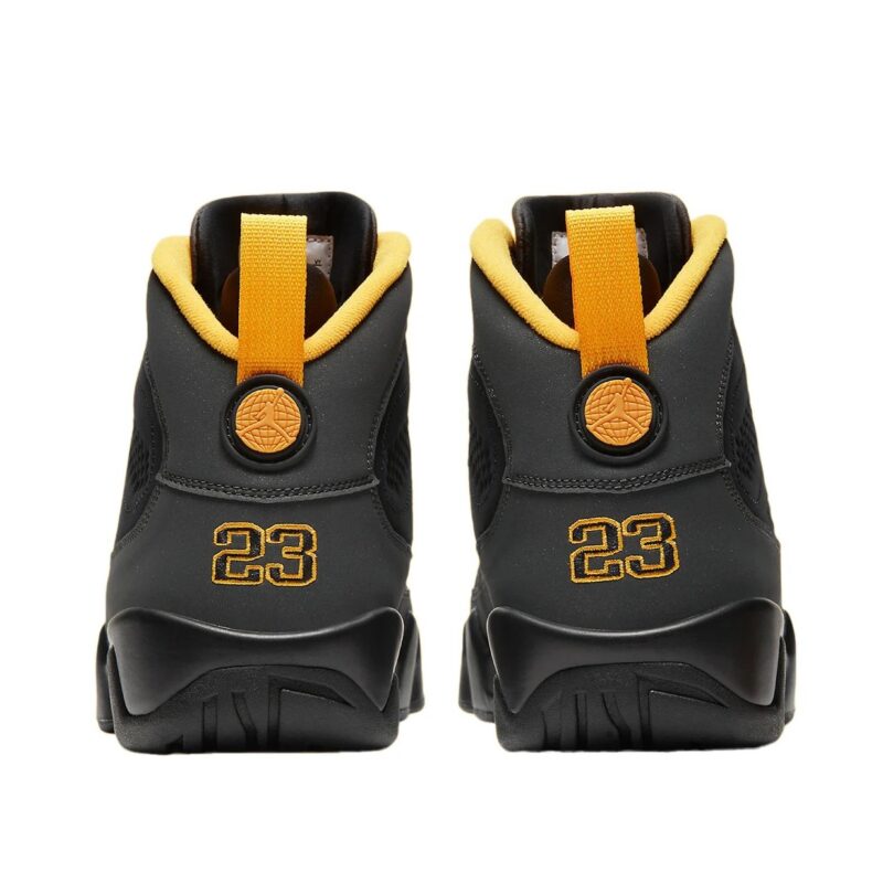 Mens Jordan 9 Retro Dark Charcoal Black/University Gold (Ct8019 070)