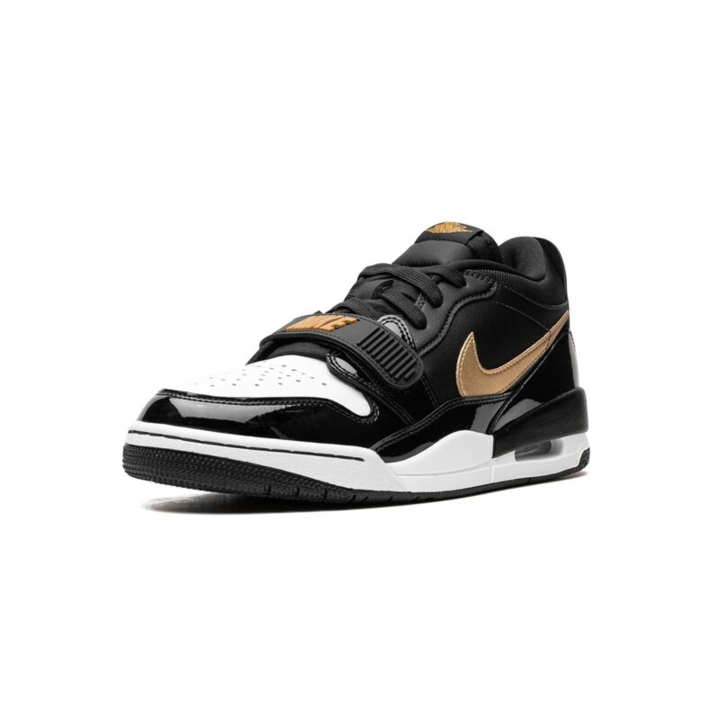 Mens Jordan Legacy 312 Low Black/Metallic Gold-White (Cd7069 071)