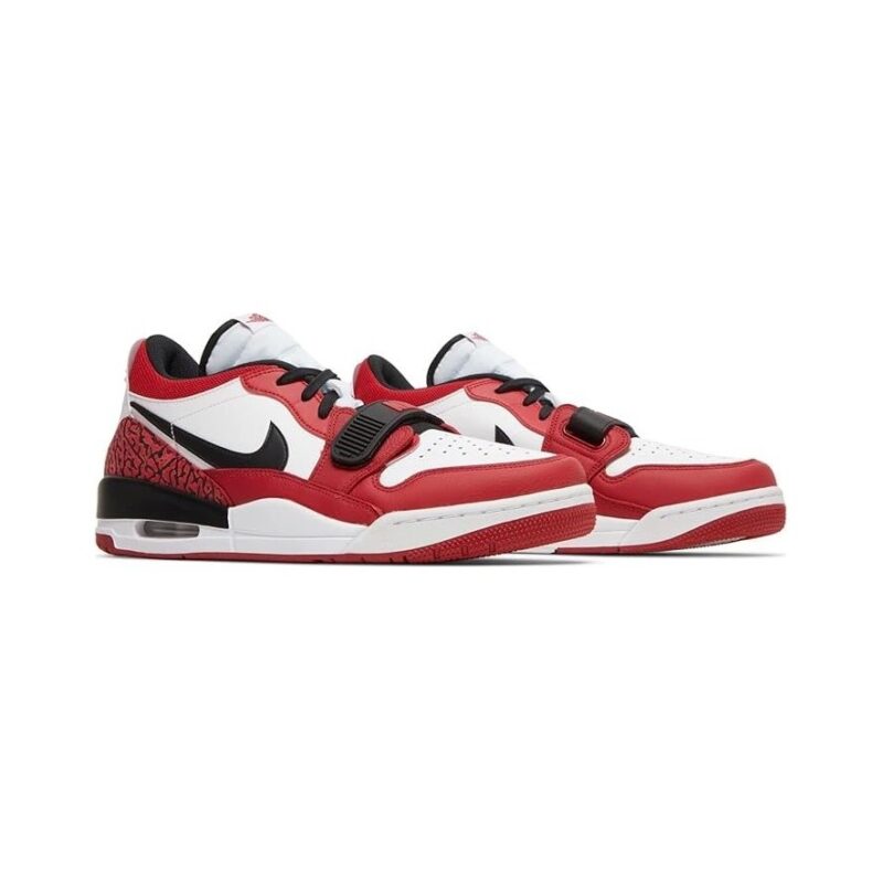 Mens Jordan Legacy 312 Low White/Black-Gym Red (Cd7069 116)