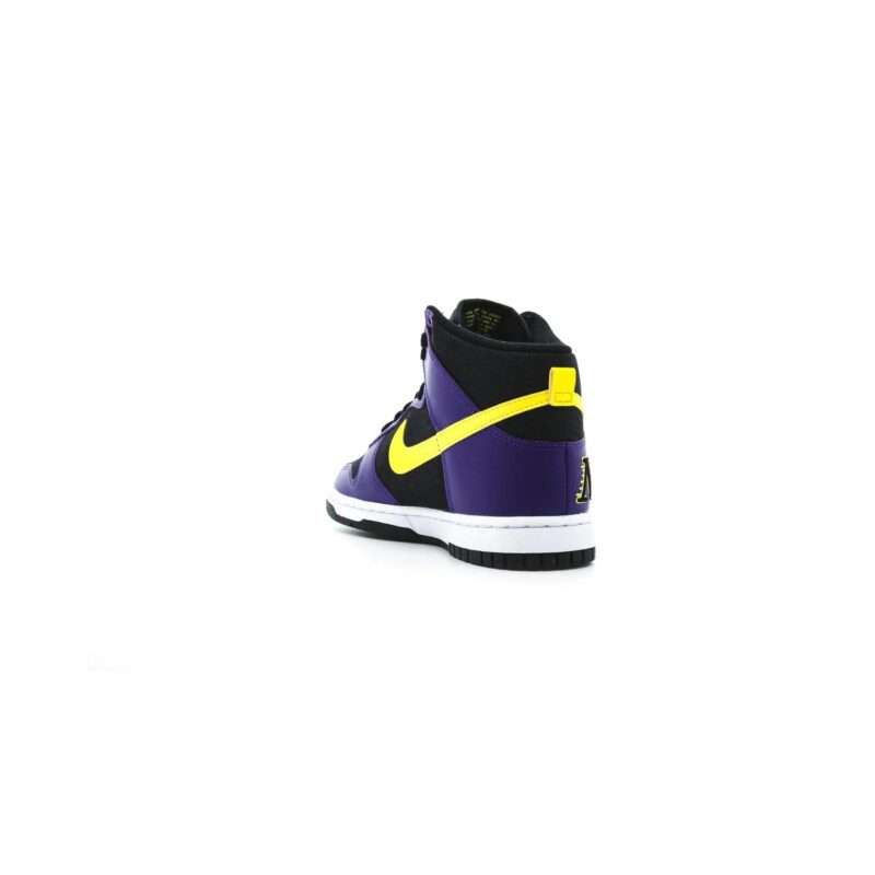 Mens Nike Dunk High Emb Lakers Black/Opti Yellow/Court Purple/Wht (Dh0642 001)