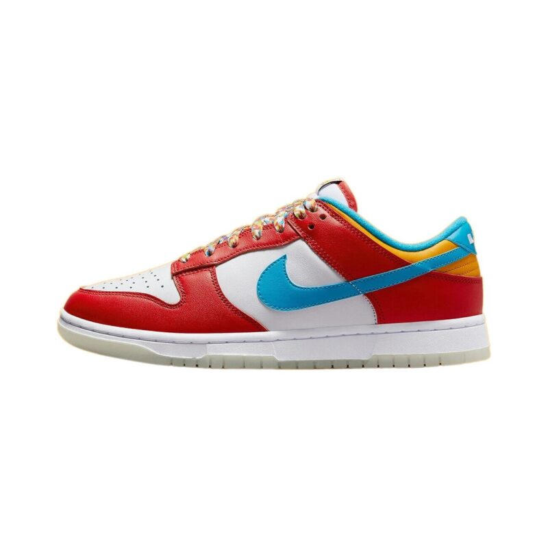 Mens Nike Dunk Low Qs Fruity Pebbles Habanero Rd/Laser Blue-Wht (Dh8009 600)