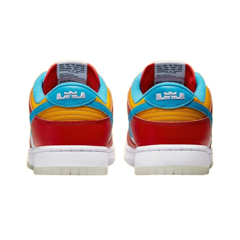 Mens Nike Dunk Low Qs Fruity Pebbles Habanero Rd/Laser Blue-Wht (Dh8009 600)