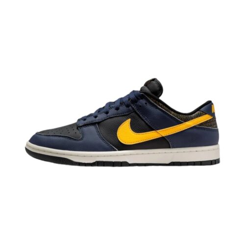 Mens Nike Dunk Low Retro Black/Tour Yellow (Fz4014 010)