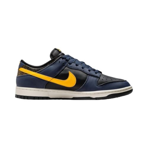 Mens Nike Dunk Low Retro Black/Tour Yellow (Fz4014 010)