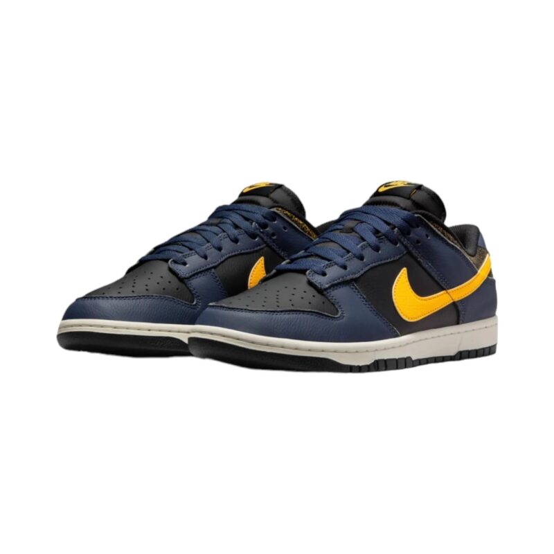 Mens Nike Dunk Low Retro Black/Tour Yellow (Fz4014 010)