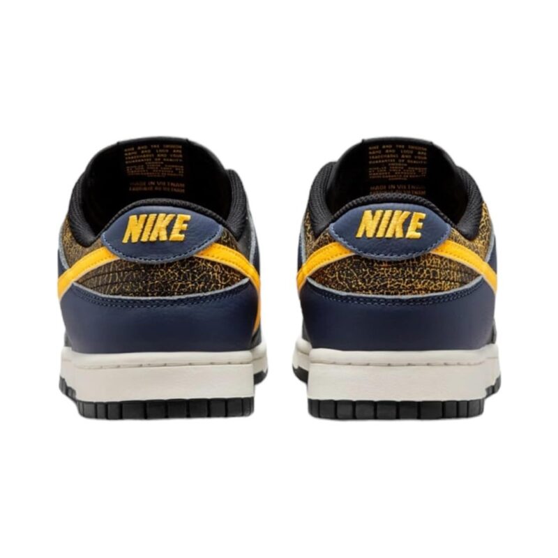 Mens Nike Dunk Low Retro Black/Tour Yellow (Fz4014 010)