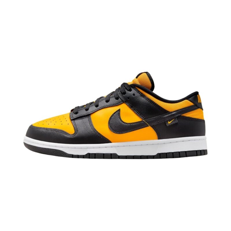 Mens Nike Dunk Low Retro Black/University Gold-White (Fz4618 001)