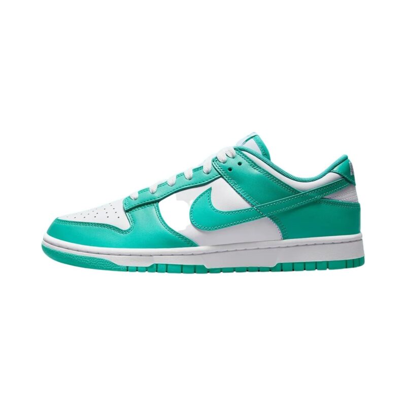 Mens Nike Dunk Low Retro Bttys White/Clear Jade-White (Dv0833 101)