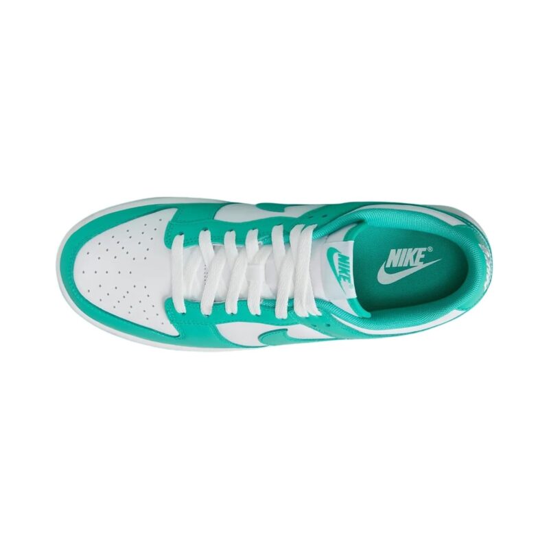 Mens Nike Dunk Low Retro Bttys White/Clear Jade-White (Dv0833 101)