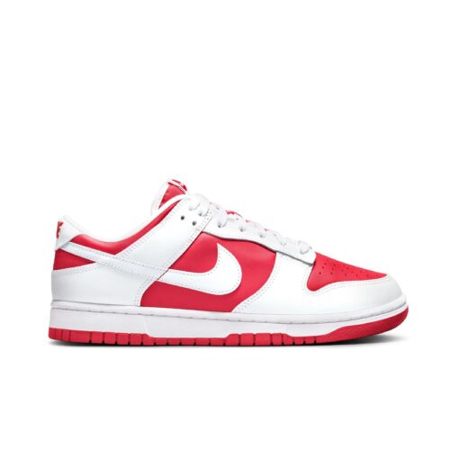 Mens Nike Dunk Low Retro Championship Red University Red/White (Dd1391 600)