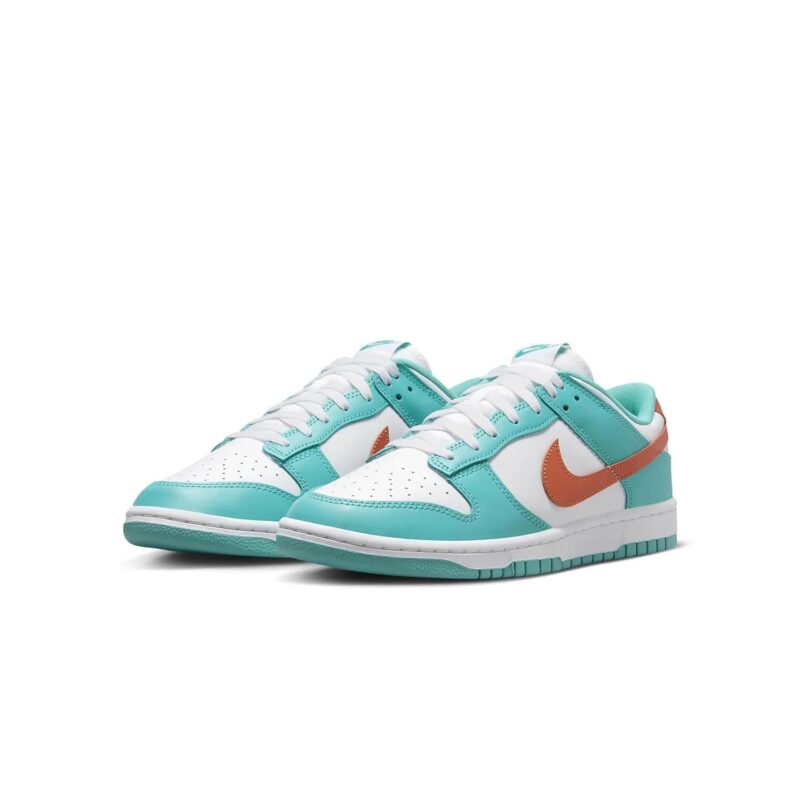 Mens Nike Dunk Low Retro Miami Wht/Cosmic Clay-Dusty Cactus (Dv0833 102)