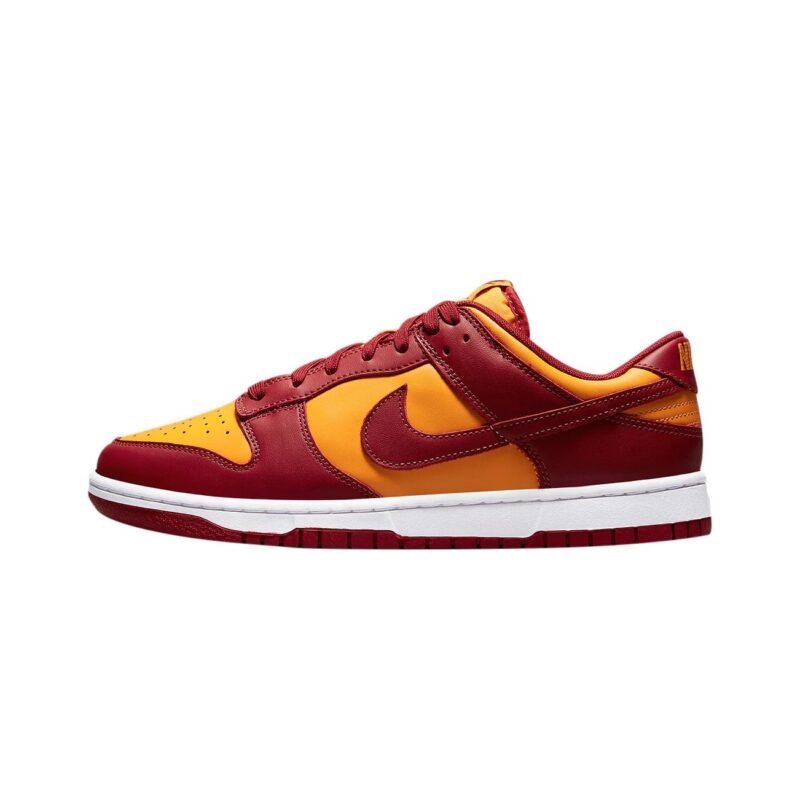 Mens Nike Dunk Low Retro Midas Gold Midas Gold/Tough Red-White (Dd1391 701)