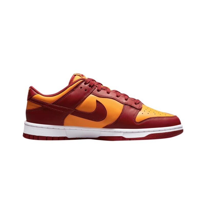 Mens Nike Dunk Low Retro Midas Gold Midas Gold/Tough Red-White (Dd1391 701)