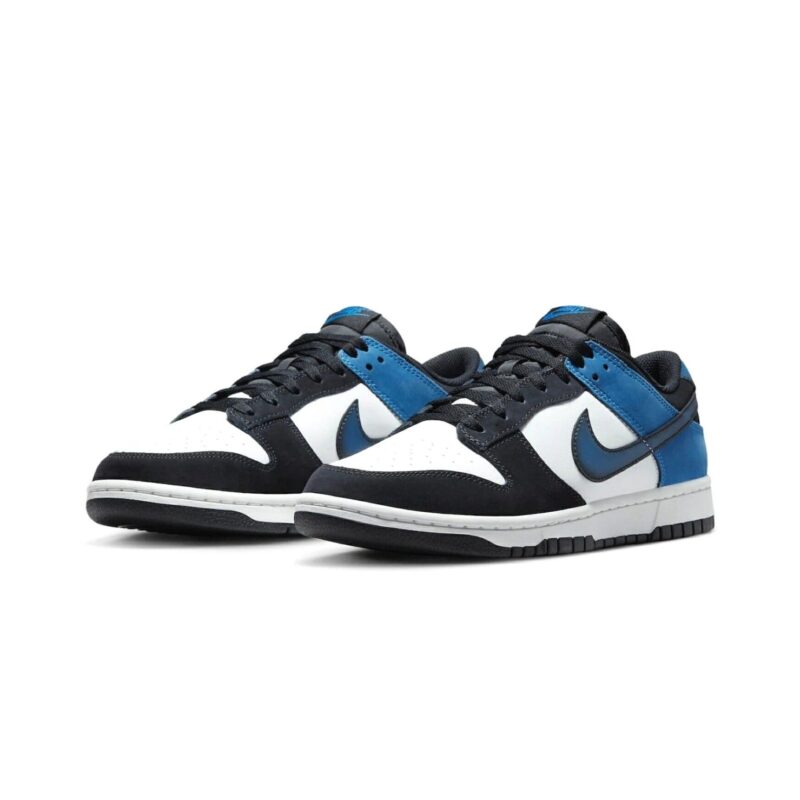 Mens Nike Dunk Low Retro Nas Summit White/Industrial Blue (Fd6923 100)