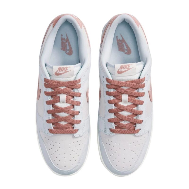 Mens Nike Dunk Low Retro Prm Phantom/Fossil Rose-Aura (Dh7577 001)