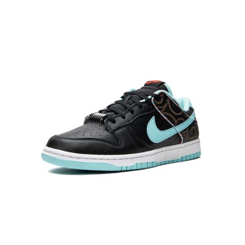 Mens Nike Dunk Low Retro Se Barber Shop Blk/Copa-Wht-Chile Red (Dh7614 001)