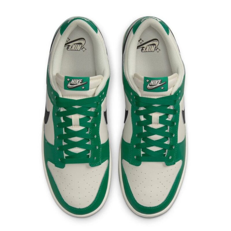 Mens Nike Dunk Low Retro Se Pale Ivory/Black-Malachite (Dr9654 100)