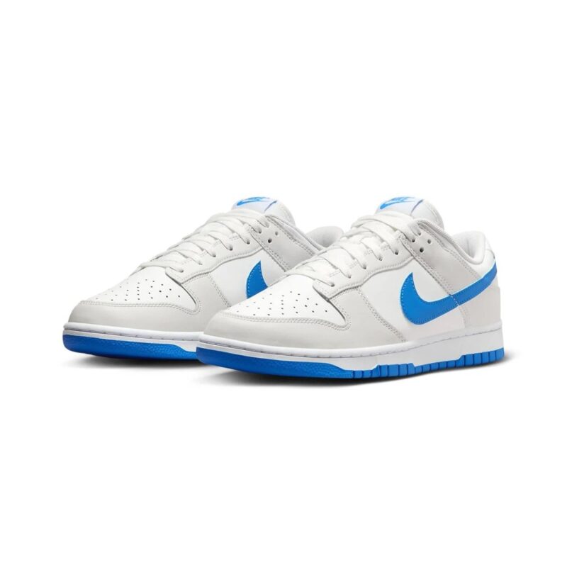 Mens Nike Dunk Low Retro Summit White/Photo Blue (Dv0831 108)