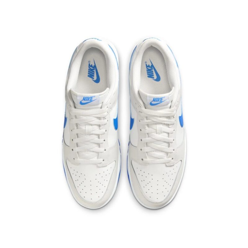 Mens Nike Dunk Low Retro Summit White/Photo Blue (Dv0831 108)