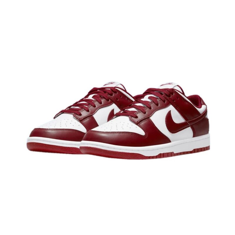 Mens Nike Dunk Low Retro Team Red/Team Red-White (Dd1391 601)