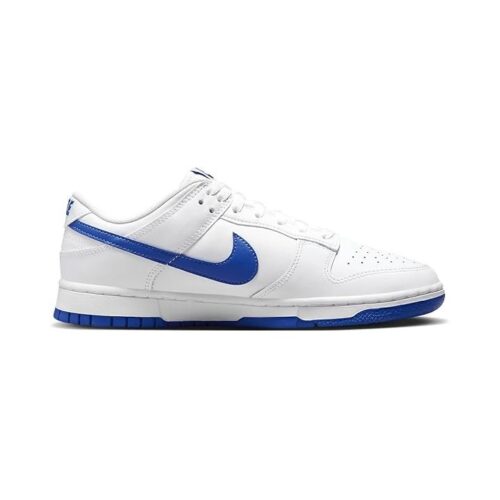 Mens Nike Dunk Low Retro White/Hyper Royal (Dv0831 104)