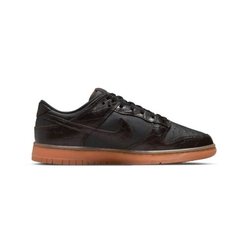 Mens Nike Dunk Low Se Chocolate Croc Black/Velvet Brown (Dv1024 010)