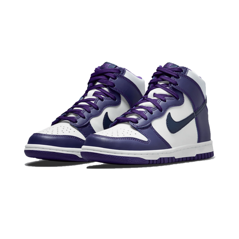 Nike Dunk High Gs Purple Midnight Navy