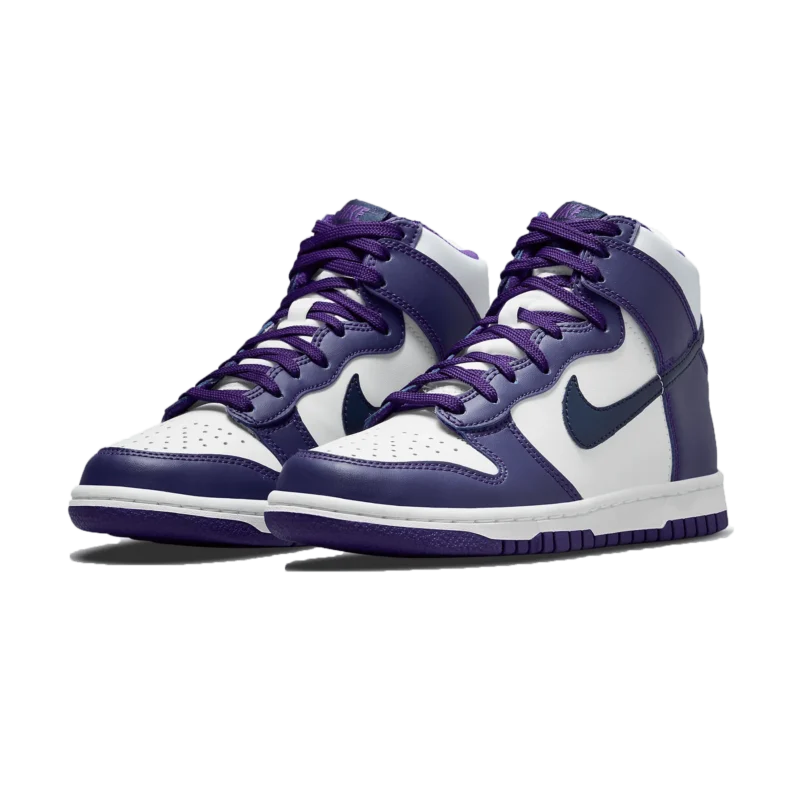 Nike Dunk High Gs Purple Midnight Navy